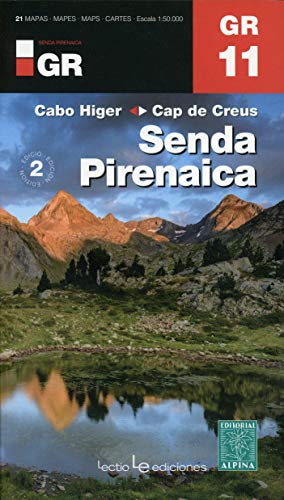 Senda Pirenaica 1:50 000 Wanderkarte GR 11: Cabo Higer - Cap de Creus (Otros Naturaleza)