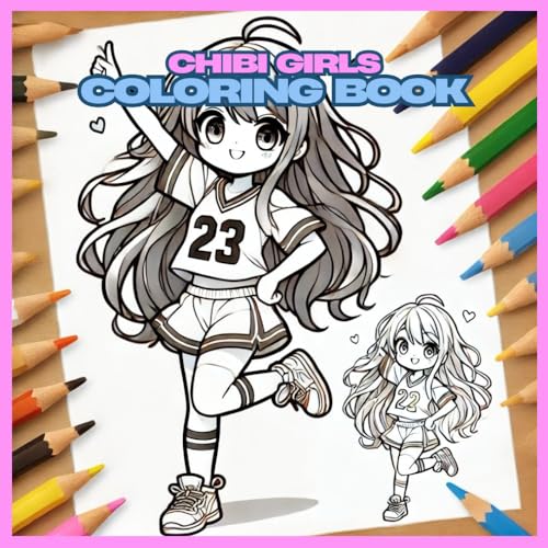 CHIBI GIRLS COLORING BOOK: Made for littel girls to learn how to color von Independently published