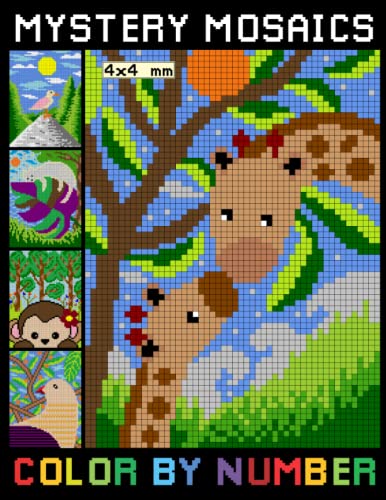 Mystery Mosaics Color By Number: Beautiful & Funny Pixel Art Coloring Pages For Adults | Color Quest for Stress Relief & Relaxation von Independently published