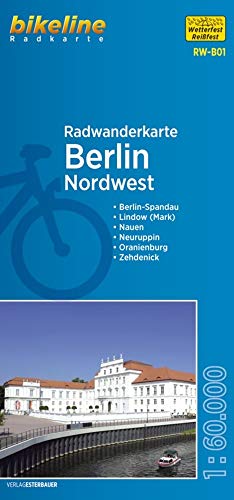 Berlin Nordwest (RW-B1) Berlin-Spandau - Lindow (Mark) - Nauen - Neuruppin - Oranienburg - Zehdenick, Maßstab 1:60.000, wetter- und reißfest