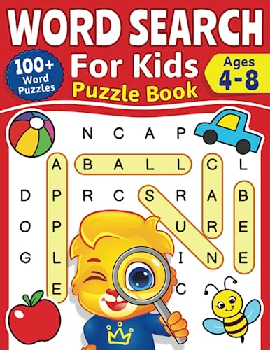 Word Search For Kids Puzzle Book: 100+ Word Puzzles | Fun Challenges For Children Ages 4-8 | Search and Find Words Activity Book With Multiple Levels Of Difficulty von Lucas & Friends By RV AppStudios