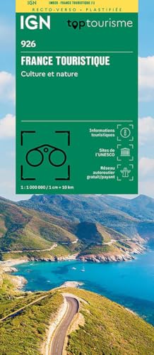 925 France Touristique: 1:10000000 (Découverte de la France, Band 926) von IGN Frankreich