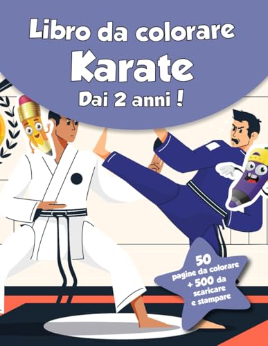 Libro da colorare per bambini - Karate (dai 2 anni): 50 pagine da colorare + 500 da scaricare e stampare! von Independently published
