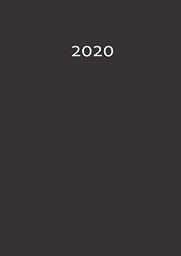 2020: dicker TageBuch Kalender - BLACK (schwarz) - Business-Planer - Endlich genug Platz für dein Leben! 1 Tag = 1 A4 Seite