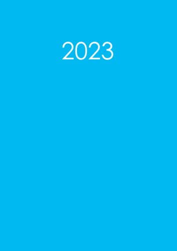 2023: dicker TageBuch Kalender - KARIBIKBLAU - Endlich genug Platz für dein Leben! 1 Tag pro DIN A4 Seite
