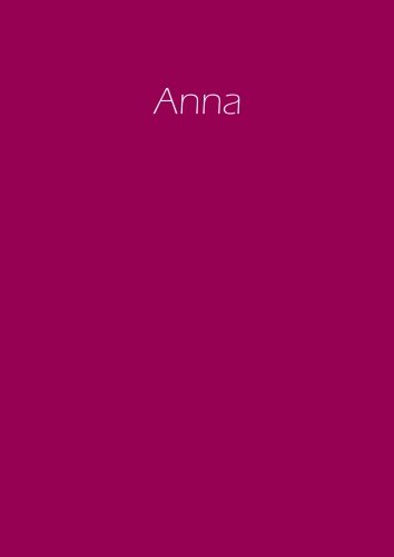 Anna - Notizbuch / Tagebuch / Namensbuch: A4 - blanko - Himbeere Anna - Notizbuch / Tagebuch / Namensbuch: A4 - blanko - Himbeere von CreateSpace Independent Publishing Platform