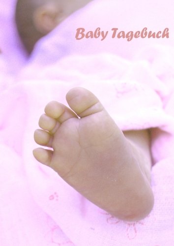 Baby Tagebuch / Notizbuch - A4 - liniert - Füßchen - rosa Baby Tagebuch / Notizbuch - A4 - liniert - Füßchen - rosa