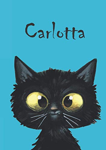 Carlotta: Katzen - Malbuch / Notizbuch / Tagebuch - A5 - blanko von Independently published