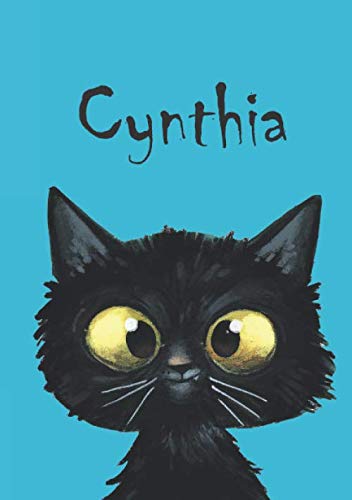 Cynthia: Katzen - Malbuch / Notizbuch / Tagebuch: A5 - blanko