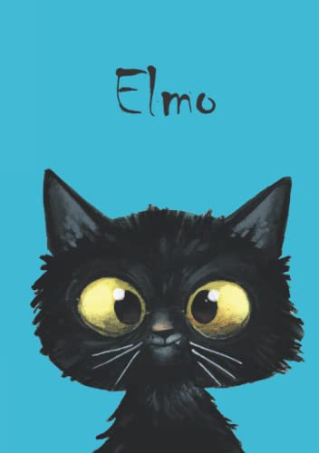 Elmo: Katzen-Malbuch / Notizbuch / Tagebuch - DIN A5 - blanko von Independently published