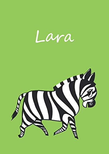Lara: personalisiertes Malbuch / Notizbuch / Tagebuch - Zebra - grün - DIN A4 - blanko Lara: personalisiertes Malbuch / Notizbuch / Tagebuch - Zebra - grün - DIN A4 - blanko von Independently published