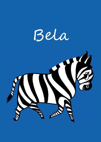 Malbuch / Notizbuch / Tagebuch - Bela: Zebra - marineblau - DIN A4 - blanko Malbuch / Notizbuch / Tagebuch - Bela: Zebra - marineblau - DIN A4 - blanko von CreateSpace Independent Publishing Platform