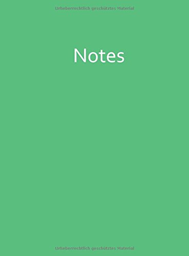 Mein grünes Notizbuch - A4 - kariert - Mint Green: 100 Seiten von CreateSpace Independent Publishing Platform
