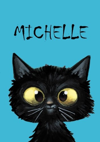 Michelle: Katzen - Malbuch / Notizbuch / Tagebuch: A5 - blanko