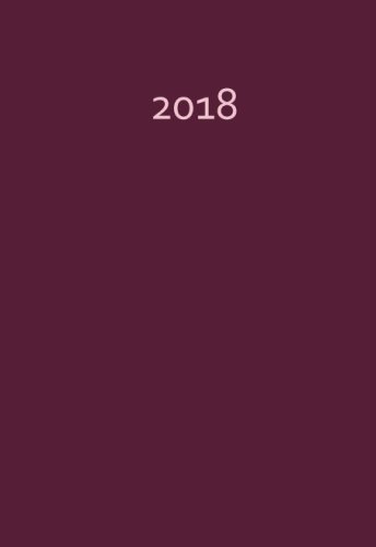 Mini Kalender 2018 - Brombeere ca. DIN A6: 1 Woche pro Seite