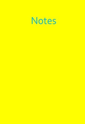 Mini-Notizbuch ca. A6 - Yellow / gelb / Sonnenschein: liniert
