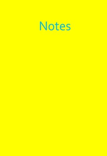 Mini-Notizbuch ca. A6 - Yellow / gelb / Sonnenschein: liniert Mini-Notizbuch ca. A6 - Yellow / gelb / Sonnenschein: liniert