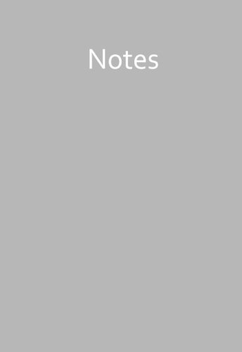 Mini - Notizbuch ca. A6 - liniert - GREY: Notizen, Notes - kleines Notizheft, grau von CreateSpace Independent Publishing Platform