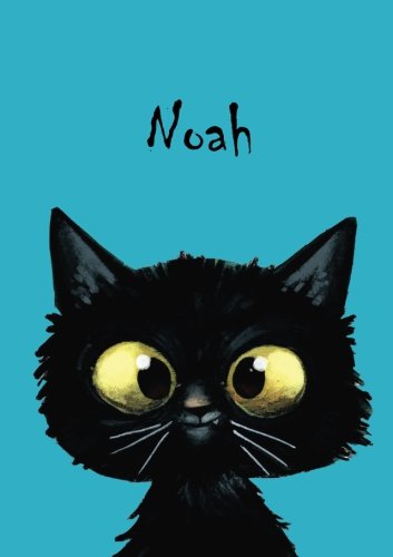 Noah: Katzen-Malbuch / Notizbuch / Tagebuch: DIN A5 - blanko