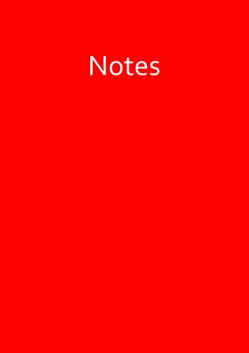 Notizbuch / Tagebuch A4 - Fire (rot / red): DIN A4 - liniert