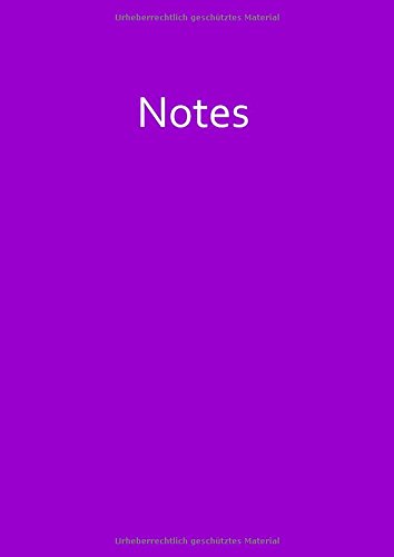 Notizbuch - A4 - Veilchen: liniert Notizbuch - A4 - Veilchen: liniert