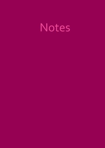 Notizbuch A4 - kariert - Himbeere: 100 Seiten Notizbuch A4 - kariert - Himbeere: 100 Seiten