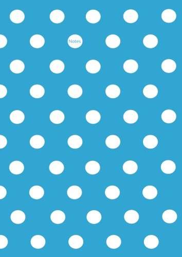 Notizbuch A4 - kariert - Karibikblau mit weißen Punkten: Notes - DIN A4 - Tagebuch - Punkte