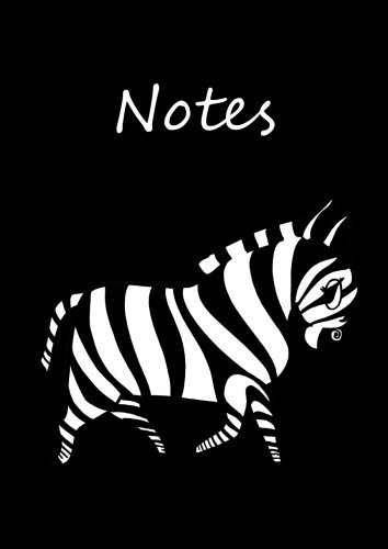 Notizbuch A4 - kariert - Zebra schwarz: DIN A4 - Tagebuch - Black - Schwarz von CreateSpace Independent Publishing Platform