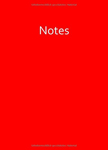 Notizbuch A5 - Fire / red / rot - Notes: liniert - 108 Seiten von CreateSpace Independent Publishing Platform