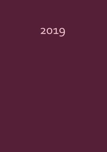dicker Tagebuch Kalender 2019 - Brombeere (violett): Endlich genug Platz für dein Leben! 1 Tag pro DIN A4 Seite