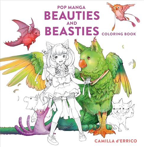 Pop Manga Beauties and Beasties Coloring Book von Watson-Guptill