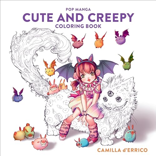 Pop Manga Cute and Creepy Coloring Book