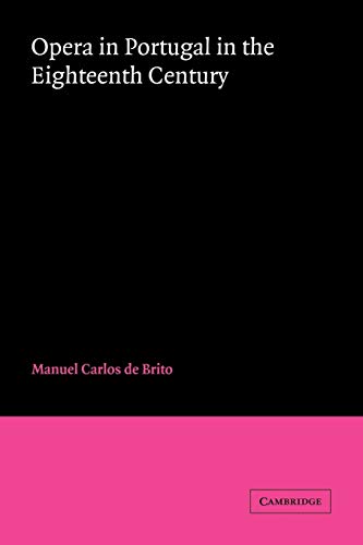 Opera in Portugal in the Eighteenth Century