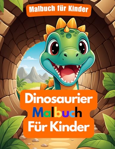 Ein Dinosauriermalbuch für Kinder | Tunnelzeit mit Dino-Freunden | Ein Dino buch für Kinder: Entdecken Sie die Welt der Dinosaurier beim Zeichnen (Dinosaurierbücher, Band 1)