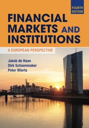Financial Markets and Institutions: A European Perspective von Cambridge University Press