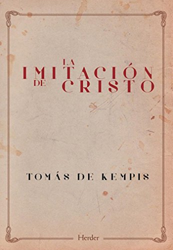 IMITACIÓN DE CRISTO, LA (NE) von HERDER EDITORIAL