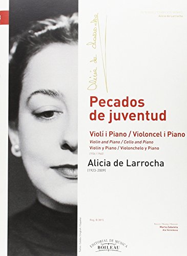 Pecados de Juventud: Violín y Piano / Violonchelo y Piano von Cáñamo Ediciones