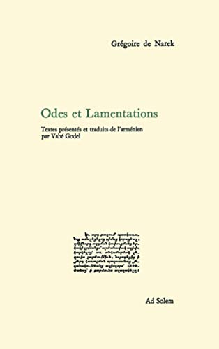 Odes et Lamentations von AD SOLEM