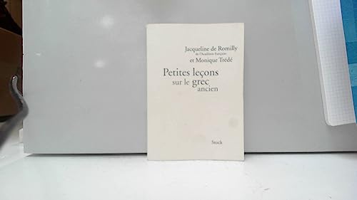 Petites Leocons Sur Le Grec Ancien von STOCK