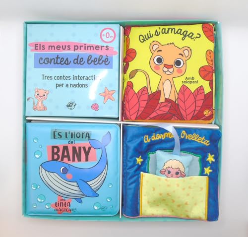 Els meus primers contes de bebè - Tres contes interactius per a nadons: Un llibre de tela amb solapes, un llibre de tela amb una joguina, i un llibre ... colors màgics! (Contes per a bebès, Band 6) von Edicions del Pirata