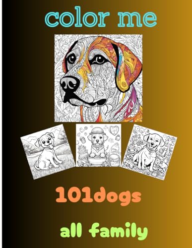 color me 101dogs all family von Independently published