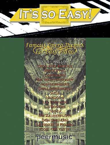 It's So Easy - Famous Opera Themes. Gesang, Klavier, Noten