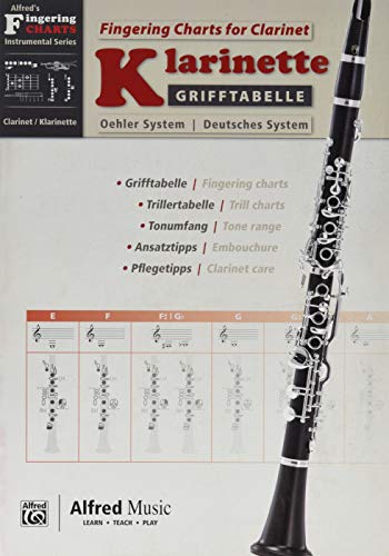 Grifftabelle Klarinette Deutsches System | Fingering Charts Bb-Clarinet Oehler System | Klarinette | Buch: Zweisprachige Grifftabelle für die ... Fingering Charts Instrumental Series)