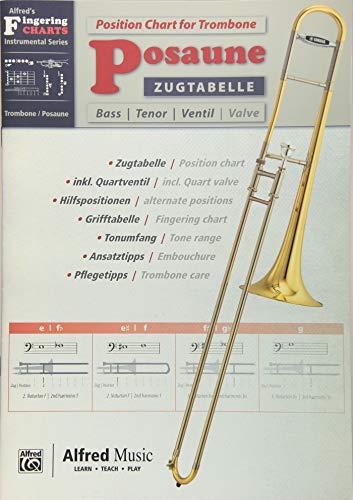 Zugtabelle Posaune | Position Chart Trombone | Posaune | Buch: Zweisprachige Zug- und Grifftabelle für Bass-, Tenor- und Ventilposaune inklusive ... Fingering Charts Instrumental Series) Zugtabelle Posaune | Position Chart Trombone | Posaune | Buch: Zweisprachige Zug- und Grifftabelle für Bass-, Tenor- und Ventilposaune inklusive ... Fingering Charts Instrumental Series)