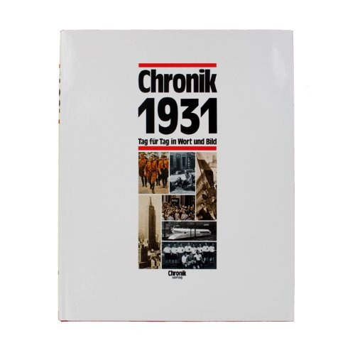 Chronik 1931 - Jahrgangsbuch-Chronik 1931 - Jahrgangsbuch 1931