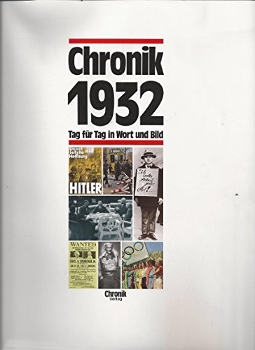 Chronik 1932 - Jahrgangsbuch-Chronik 1932 - Jahrgangsbuch 1932
