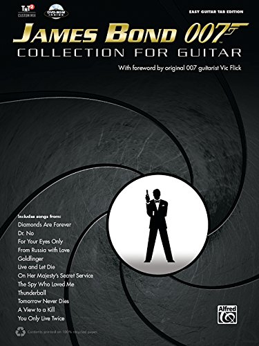 James Bond 007: Collection for Guitar: (incl. DVD) (Easy Guitar Tab Editions) von ALFRED PUBLISHING