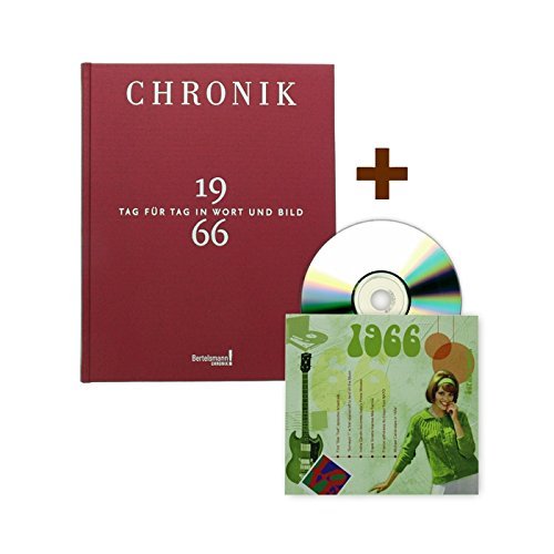 Jubiläums-Set 1966: Buch-Chronik 1966 + Musik-CD 1966 - Das doppelte Geschenk zum Geburtstag - Jahrgangs-Chronik + 20 Top-Hits von 1 Buch GmbH