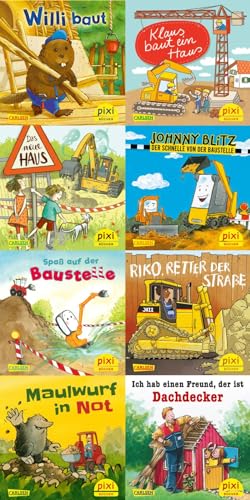 Pixi-8er-Set 276: Pixis Fahrzeuge auf der Baustelle (8x1 Exemplar) (276)