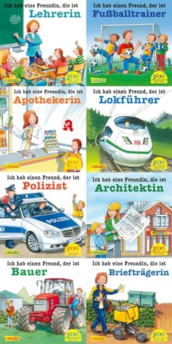 Pixi-8er-Set 281: Tolle Berufe bei Pixi (8x1 Exemplar) (281) von Carlsen